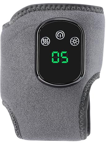 Massage des pieds, triple méthode améliorée de massage des pieds avec 3 modes de vibration, 5 niveaux de chauffage, enveloppement chauffant électrique pour les pieds, coussin chauffant pour cheville