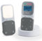 Alecto DBX140 - Modernes Full Eco Audio Babyphone mit klarer DECT-Klangqualität, Display und Nachtlicht - Weiß/Grau