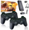 LAISHUNN - Mando de juego retro con más de 20.000 juegos integrados, 15 emuladores, salida HDMI 4K, 1 puerto de carga USB, ideal para regalos nostálgicos.
