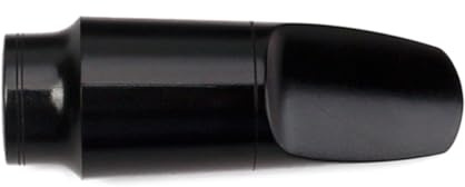 Kunststoff Saxophon Mundstück für Sopran Saxophon C51b Schwarz | Einfache Ansprache, Voller Klang und Ausgeglichene Tonqualität, Geeignet für Einsteiger und Profis