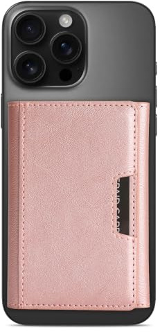 Ysnzaq Portafoglio Magnetico per iPhone 16/15/14/13/12 serie,Design triplo pieghevole Compatibile con MagSafe,Contiene 7 Carte Telefono Cavalletto,Porta Carte in PU,Non per iPhone 13/12 Mini-KYC Rosa