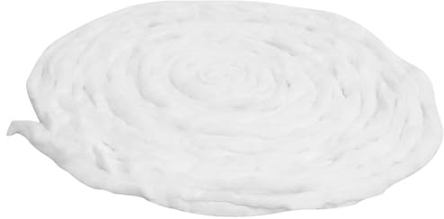 IMIKEYA Strisce di Cotone Assorbente per Parrucchieri per Permanente di Cotone Monouso Corda per Fissaggio Confezione da 175-180 G per Uso Professionale in Salone di Bellezza