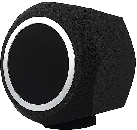 Generisch Studio-Kondensatormikrofon-Windscreen Schallabsorbierendes Schaumstoff-Mikrofoncover Schutz Anti-Wind-Kappe Mikrofon-Pop Tragbares Aufnahme-Rauschunterdrückungs-Blowout-Präventionscover