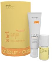alessandro Striplac UV Nagellack Colour & Care Set Soleil & Shine -Geschenkidee zum Muttertag für gepflegte Nägel & Hände