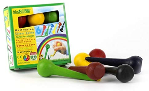 ökoNORM Wachsmalkreide Maltropfen 2mm und darüber Buntstift