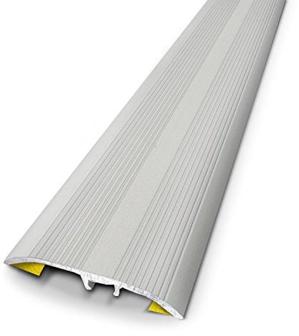 3M 631022D Seuil universel Alu Naturel Strie 83 cm x 3,7 cm, Gris Clair