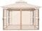 Mastercanopy gazebo zanzariera per muri per 10 'x 10' ,10 'x 12' gazebo Canopy (solo per pareti)