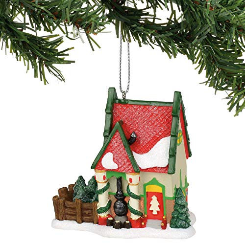 Département 56 North Pole Serie Village Hängeornament, 11,4 cm, Mehrfarbig Tannenfarm 3.17 Inch Mehrfarbig
