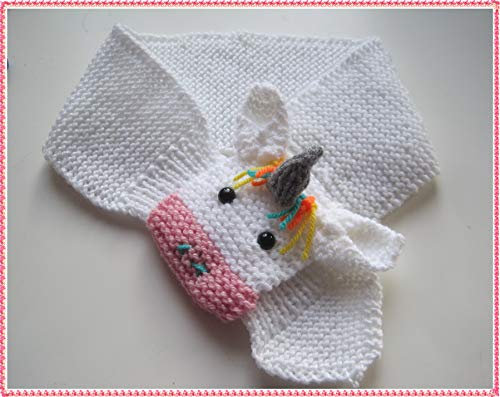 Strickanleitung Steckschal Einhorn für Babys und Kinder: Ideal für Anfänger
