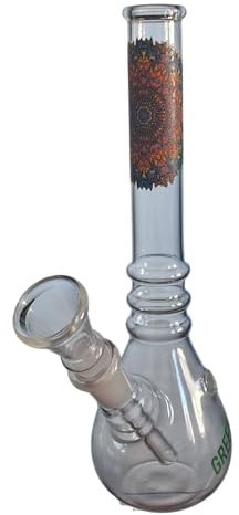 Greenline Glass Bong | H: 21cm Ø: 24mm S: 14.5mm (LG14N)
