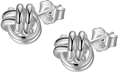 ANDANTE 925 Sterling Silber Damen Ohrstecker Ohrringe Knoten ** Lea **