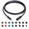 baluoqi Cavo di prolunga 9 pin impermeabile maschio femmina a maschio per bicicletta elettrica luce/gas/ebrake/display ebike estendere filo (150 cm)