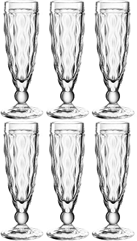 LEONARDO HOME 021595 Sektglas 140ml Brindisi 6er, Glas, Klar