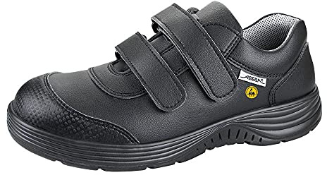 ABEBA 7131046 X-LIGHT ESD Niedriger Schuh, S2, SRC, Weiß, Größe 35