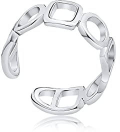 DANIEL CLIFFORD® Jane Ring Damen Silber 925 größenverstellbar I Handmade I Schmuck aus Sterlingsilber I Geschenk für Frauen