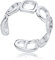 DANIEL CLIFFORD® Jane Ring Damen Silber 925 größenverstellbar I Handmade I Schmuck aus Sterlingsilber I Geschenk für Frauen