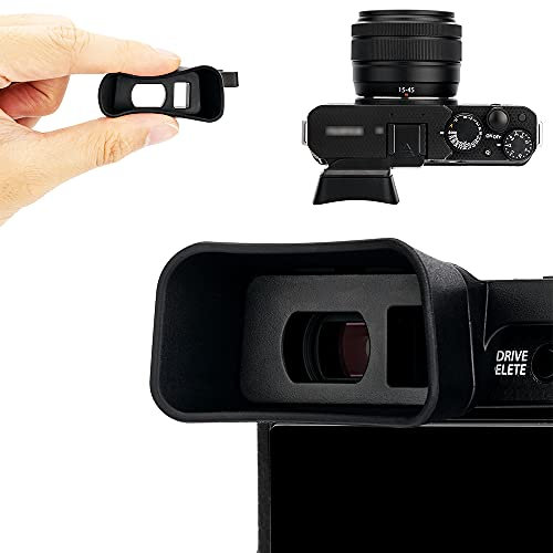 Kiwifotos Soft Eyecup Okular für Fujifilm Fuji X-E4 XE4 Sucher (Blitzschuhmontage)