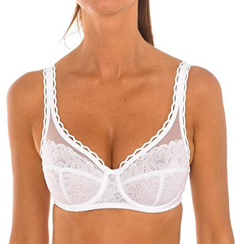 Playtex Femme Avec Armatures Cœur Croisé Féminin Recyclé Soutien-Gorge , Blanc, 100D