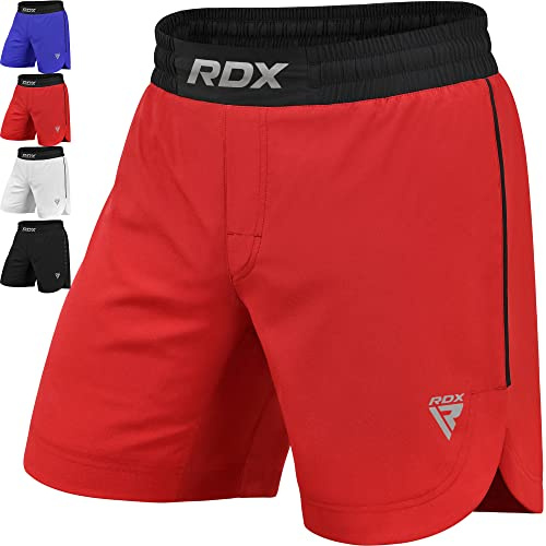 RDX MMA Shorts Sporthose Herren Kurz, Kampfsport Boxen Trainingshose Männer, Kickboxen Muay Thai Boxing Grappling Boxhose Sparring, Freefight Martial Arts Kampfshorts Fitness Laufhose Jogginghose