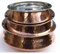 EZ Pack Rustic Traditional Indian Hammered Copper Steel Balti Dish Handi Curry Serving Dishes Bowls Dish 11/15/17cm (15cm)