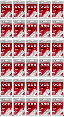 OCB Long Slim Filter Drehfilter Ø 6mm 20mm lang + Sticker (30x100)