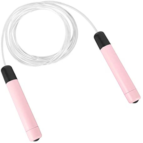 Hztyyier Corda per Saltare Incandescente RGB Alimentata a Batteria Leggera e Flessibile Che Si Illumina per Il Tempo Libero dei Bambini (Rosa) Corda per Saltare a LED Skipping Rope