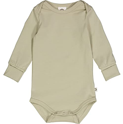 Müsli by Green Cotton Baby Boys Cozy me l/s Body Base Layer Underwear, Desert Green, 74