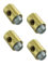 10pz Morsetti pratico (5.5x7.5mm) Serrafilo serracavo universale cavo acceleratore carburatore ciclomotore moto scooter gas motozappa tagliaerba