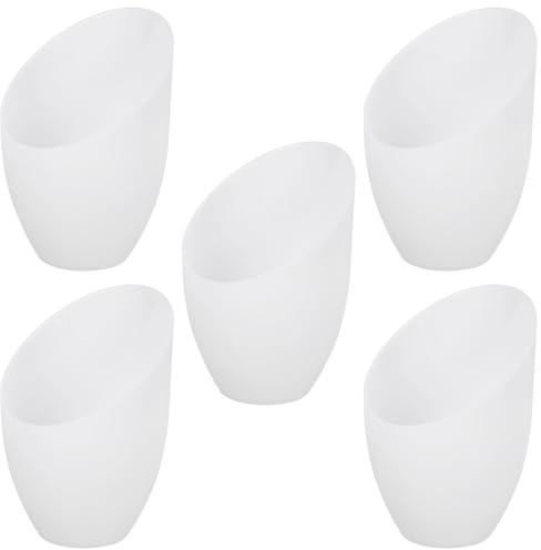 IMIKEYA 5 Stück Kunststoff Lampenschirm Wandlampe Tischlampe Ersatz Lampenschirm Weiße Pendelleuchte Abdeckung Lichtschirmabdeckung, Loch-Durchmesser: 3,2cm/ 1,26inch