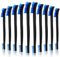 TIESOME Spazzole a doppia estremità in nylon per fessure, 17,8 cm, multiuso, piccola spazzola per la pulizia con setole rigide (blu)