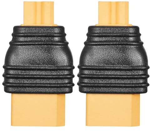 ZHOFONET 2 Stück XT60 Männlich Stecker auf XT30 Buchse,XT60-XT30 Spritzguss Stecker Adapter für LiPo Batterie Micro FPV Drone.