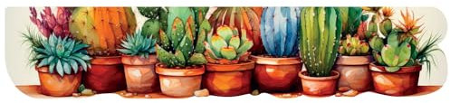emmevi Le Forme Cactus Tappeto Cucina Sagomato Pvc Moderno Colorato Antiscivolo Stampa Digitale 50x240 cm