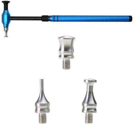 Pnuokn Strumenti di Riparazione Dent Martello Antiscivolo Con Teste Tap Down Strumenti di Rimozione Dent Kit Tap Down Hammer Professional Dent Repair Kit