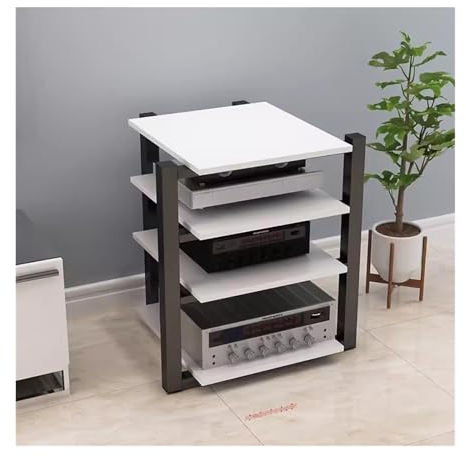 Monitor Speaker Stands TV Cabinet Shockproof HIFI Audio and Video Cabinet CD Shelves Home Speakers Audio Bracket Theater Equipment Cabinet Studio Monitor Stand(A,70 * 55 * 90CM)