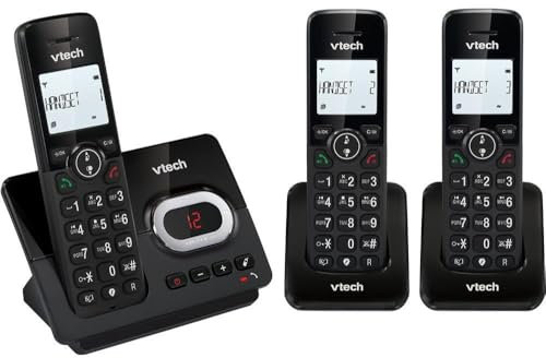 VTech Phone CS2052 Trio Digital Cordless Home Telephone Caller ID DECT (Renewed)