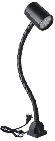 Luce di lavoro magnetica, luce di lavoro della macchina utensile del LED, 110V~220V, forte luce di lavoro magnetica del sedile magnetico del commutatore del braccio lungo di alto potere(5W 110-220V Sc