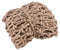 Strapazierfähiges natürliches Jute-Schnur, Hanfseil, dekoratives Netz, Kindersicherheitsnetz für Pflanzen, Klettern, Terrassen, Geländer, Treppen und Bars, Dekoration, 6 mm x 10 cm, Größe 2 x 5 m
