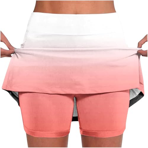 Women Activewear Women Activewear Womens Cotton Shorts Cycling Shorts Girls Tennis Shorts Plus Size Exercise Shorts Women Women Yoga Shorts Womens 2 in 1 Running Shorts Skirt Shorts