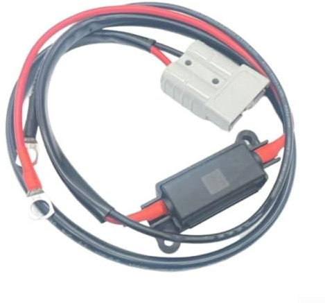 50 A für Anderson Stecker Batterie Quick Connect Trennen Kabel Kit mit 40A Sicherung für Boote, ATVs, Wohnmobile und Anhänger