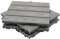 SABUIDDS Terrassenfliesen 22er Set Terrassendielen Wasserfest 30x30x2cm Balkonfliesen Klickfliesen in Holzoptik für Gartenweg, Beetbregenzung schützt Rasen, Balkonboden und Terrassenplatten, Grau