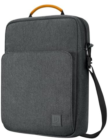 Dadanism 9-11 Zoll Tablet Tasche mit Schultergurt & Griff für iPad (A16) 11, iPad 10. Gen/Air 5 4 10,9, i-Pad Air/Pro 11, i-Pad 9/8/7. Gen 10,2, Galaxy Tab A9+ 11/S10 Lite 10,9, Space Grau
