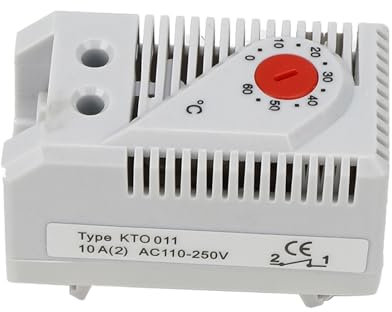Thermostat Mécanique électrique, Thermostat Mécanique, 250VAC, 10 (2) A / 110VAC, 15 (2) A à Action Rapide DC 30W pour Le Radiateur à Domicile (KTS011) (KTO011)