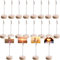20 Stück Fotohalter mit Klammern - Memo Clip Halter Postkartenhalter Holz Tischkartenhalter mit Krokodilklammer Fotohalter Postkartenhalter geeignet für Heimdekoration Bilder Karten (Zylinder)