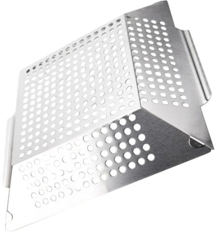 Toyvian Bandeja Para Parrilla De Camping Práctica Sartén Para Parrilla De Acero Inoxidable Accesorio Para Barbacoas Al Aire