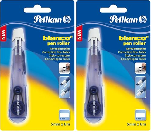 Pelikan blanco Korrektur Pen Roller B915, Blister mit 1 Stück (Packung mit 2)