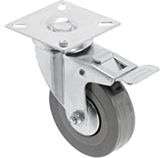 GTV Möbelrolle GREYROLL, 75 mm, grau, mit Feststeller KM-GREYROLL-75MM-ZH