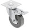 GTV Möbelrolle GREYROLL, 75 mm, grau, mit Feststeller KM-GREYROLL-75MM-ZH