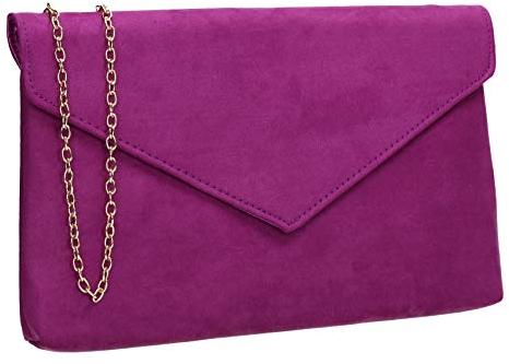 SwankySwans Women's Rosa Clutch Bag, Purple, One Size