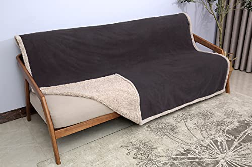 Catalonia Classy wasserdichte Decke, Wasserdicht Hundedecke Waschbar Sofaschutz Couch Überwurf, Wasserdicht Liebesdecke Flauschig Kuscheldecke Bettschutz Tagesdecke,203 x 152cm