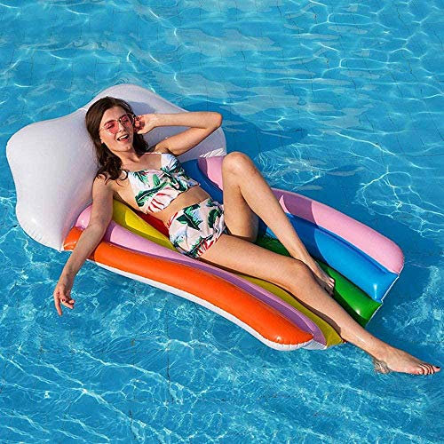 Verdicken Sie Adult Child Water Toy Aufblasbare Regenbogen Floating Row Pvc Wasser Viele Menschen Rettungsring Pool Rafts Strand Schwimmbad Seaside Party Aufblasbare Mitfahrgelegenheiten Uptodate